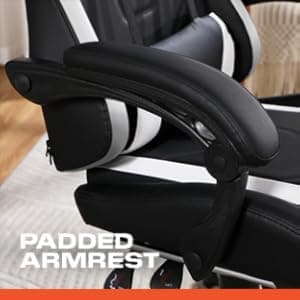 X Rocker PC Computer Gaming Desk Chair with Wheels, College Dorm Room Essentials for Guys and Girls, Adjustable, Ergonomic Office Chair for Gamers