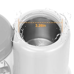 BEAR 2024 Baby Food Maker | One Step Baby Food Processor Steamer Puree Blender | Auto Cooking & Grinding | Baby Food Puree Maker with Self Cleans | Touch Screen Control, White