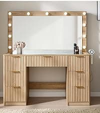 AMERLIFE Queen Murphy Bed with Storage & Charging Station, Farmhouse Murphy Cabinet with Foldable Panel, Noisy Free, for Guest Bedroom, Living Room, Office, Distressed White & Barnwood