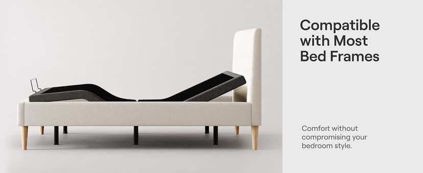 Nectar Premier Adjustable Base - Queen - Head & Foot Incline - Wireless Remote with Memory- 3 Massage Settings - 4 USB Ports - Anti-Snore & Zero Gravity