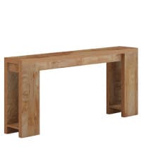 Tribesigns 70.86-Inch Console Table for Entyrway, Farmhouse 2-Tier Entry Entrance Table, Narrow Long Sofa Table Behind Couch, Rustic Brown