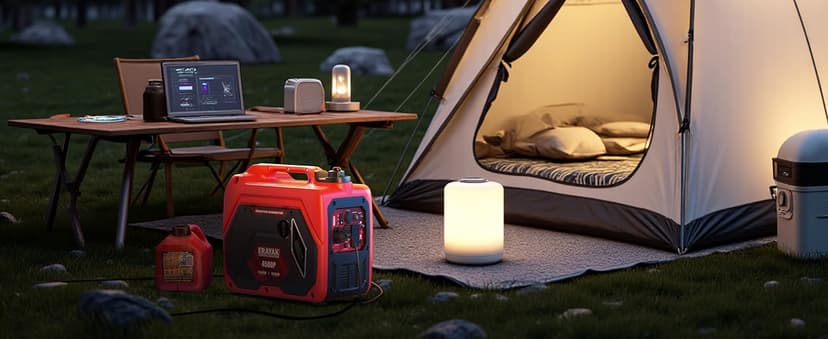 ERAYAK 4500W Portable Inverter Generator for Home Use, Super Quiet Small Generator for Camping Outdoor Emergency Power Backup, Gas Powered Engine, ECO Mode, EPA Compliant
