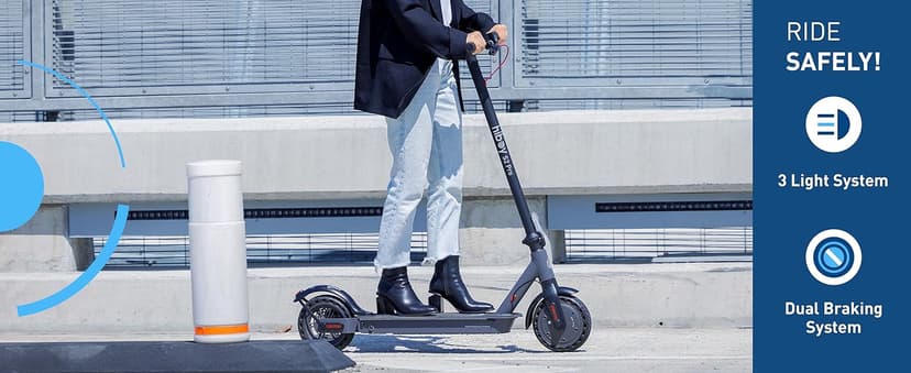 Hiboy S2/S2 Pro/S2 MAX Electric Scooter, 350-500W Motor, 8.5"-10" Solid Tires, 17-40.4 Miles Range, 19 Mph Folding Commuter Electric Scooter for Adults (Optional Seat)