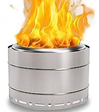 45" H×31''W Metal Chiminea Fire Pit with Grill, Wood Burning Fire Pits for Outside,Square Chimineas Fireplace with Mesh Spark Screen Door& Fire Poker for Garden,Yard,BBQ,Bonfire