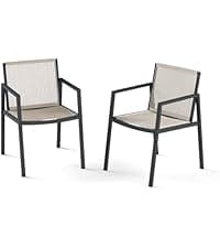 ZANDOR Outdoor Aluminum Patio Furniture - 1 Pcs 3-Seat, All-Weather Metal Modern Outside Sofa with Washable Thick Cushion for Garden/Backyard/Porch, Grey