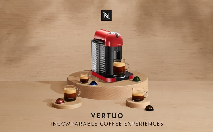 Nespresso Vertuo Coffee and Espresso Maker by Breville, Matte Black with Aeroccino Milk Frother