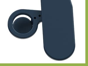 GREENVINES Folding-Adirondack-Chairs-Set-of-2 | HDPE Plastic | Fire Pit Chair | All Weather | Cup Holder | Blue | for Deck Backyard Patio Outdoor Garden