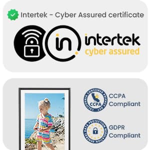 15.6'' Digital Picture Frame with 1920x1080 IPS Touch Screen, 32GB Frameo WiFi Digital Photo Frame, Share Photos/Videos and Send Best Wishes via Free App