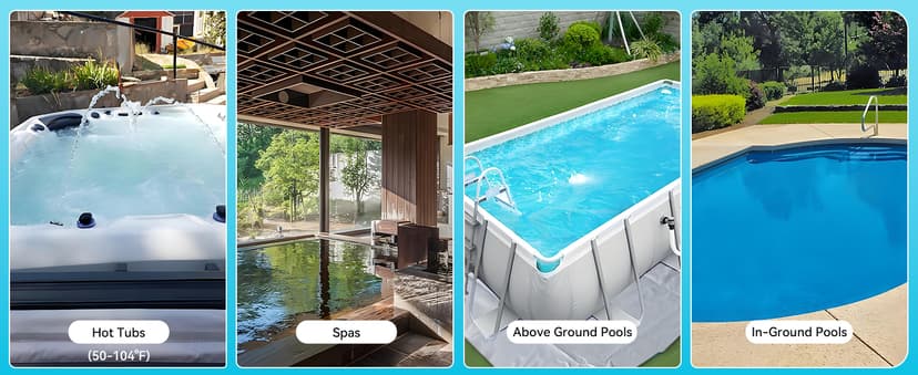 Cordless Handheld Pool Vacuum, Rechargeable Pool Cleaner with 16 Gal/Min Suction, 60 Min Runtime, Dual-Phase Cleaning System, Ideal for Above Ground Pools, Spas, Hot Tubs, Teal (2025 Version)