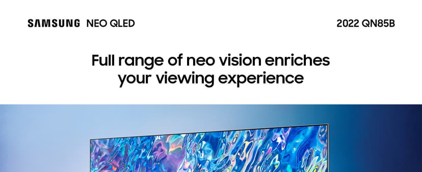 SAMSUNG 55-Inch Class Neo QLED 4K QN85B Series Mini LED Quantum HDR 24x, Dolby Atmos, Object Tracking Sound, Motion Xcelerator Turbo+ Smart TV with Alexa Built-In (QN55QN85BAFXZA, 2022 Model)
