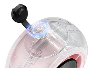 TriPole Misting Fan Portable Handheld Turbo Fan with Mist, LED Display, Neck & Desk Foldable High Speed Airflow Mini Fans, Rechargeable Personal Mister Fans with Water Spray Bottle for Outdoor Travel