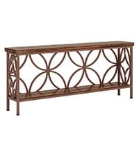 Tribesigns 70.86-Inch Console Table for Entyrway, Farmhouse 2-Tier Entry Entrance Table, Narrow Long Sofa Table Behind Couch, Rustic Brown