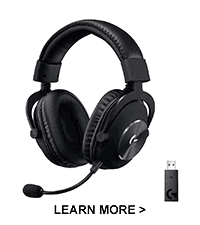 Logitech G733 Lightspeed Wireless Gaming Headset, Suspension Headband, Lightsync RGB, Blue VO!CE Mic, PRO-G Audio – White, Gaming Headset Wireless, PC, PS5, PS4, Switch Compatible