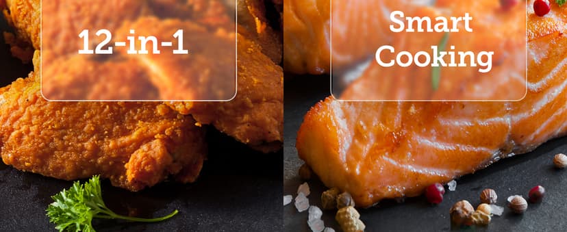 COSORI Smart 12-in-1 Air Fryer Toaster Oven Combo, Airfryer Convection Oven Countertop, Bake, Roast, Reheat, Broiler, Dehydrate, 75 Recipes & 3 Accessories, 26QT, Silver-Stainless Steel