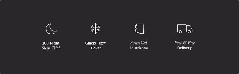 Midnight Luxe with GlacioTex Cooling Mattress, King