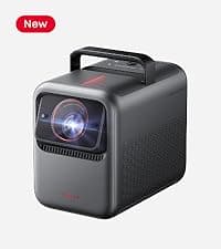 NEBULA Mars 3 Outdoor Portable Projector, 1000 ANSI Lumens, AI-Powered Image, Built-In Battery with 5 Hour Playtime, Android TV, 200 Inch Home Theater, for Backyard, Office and Business, and Camping