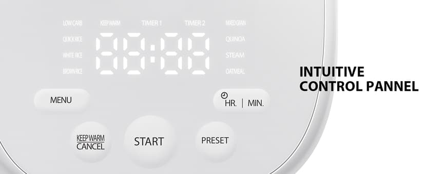 TOSHIBA Rice Cooker Induction Heating, Low Carb Rice Cooker Low Sugar Digital Steamer, 5.5 Cups Uncooked Japanese Rice Cooker, 8 Cooking Functions, 24H Timer & Auto Keep Warm