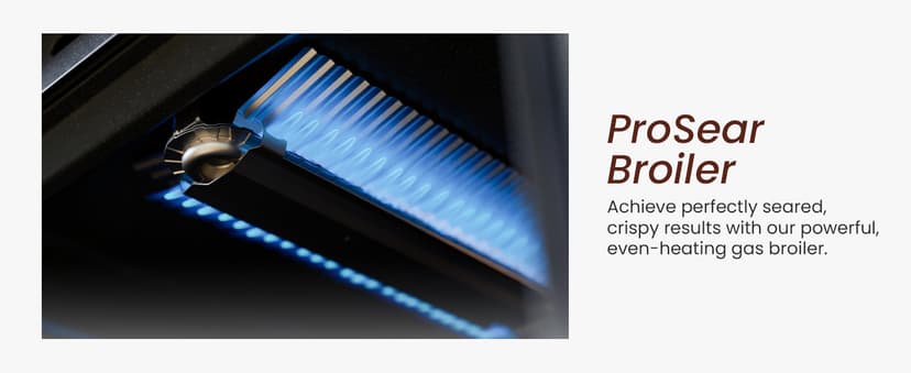 RRG361TS 36" Gas Range, 5 Sealed Burners, 4.3 cu. Ft. Capacity, Freestanding Slide-in Convection Oven, Easy Reach Racks, Clock and Timer, Stainless Steel