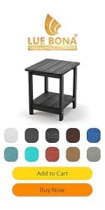 LUE BONA HDPS Adirondack Chairs Set of 4, Fire Pit Outdoor Chair Weather Resistant with Cup Holder, Modern Plastic Chair Plastic for Patio, Deck, Proch, Hotel, Resort, 350LBS, Black