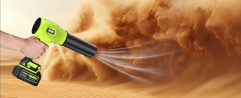 Leaf Blower Cordless with Battery and Charger, 500,000 RPM, Extended Nozzle, Lightweight Handheld Design, Turbo Jet Blower for Patio Cleaning,car Blowing Water, Lawn Care, Blowing Leaves and Dust