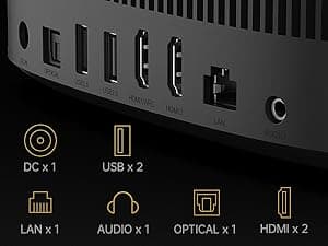 XGIMI Horizon Pro 4K Projector, 1500 ISO Lumens, Android TV 10.0 Movie Projector with Integrated Harman Kardon Speakers, Auto Keystone Screen Adaption Home Theater Projector