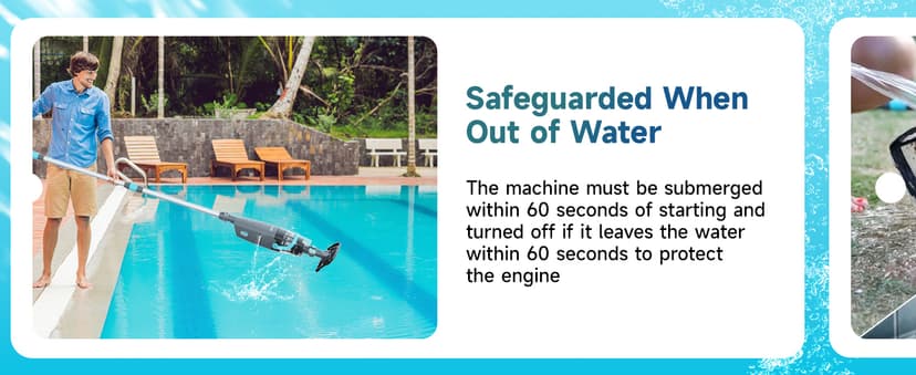 Cordless Handheld Pool Vacuum, Rechargeable Pool Cleaner with 16 Gal/Min Suction, 60 Min Runtime, Dual-Phase Cleaning System, Ideal for Above Ground Pools, Spas, Hot Tubs, Teal (2025 Version)