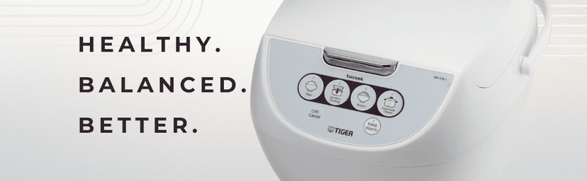 Tiger JBV-A10U 5.5-Cup (Uncooked) Micom Rice Cooker and Warmer with Tacook Food Steamer Cooking Tray Technology, White