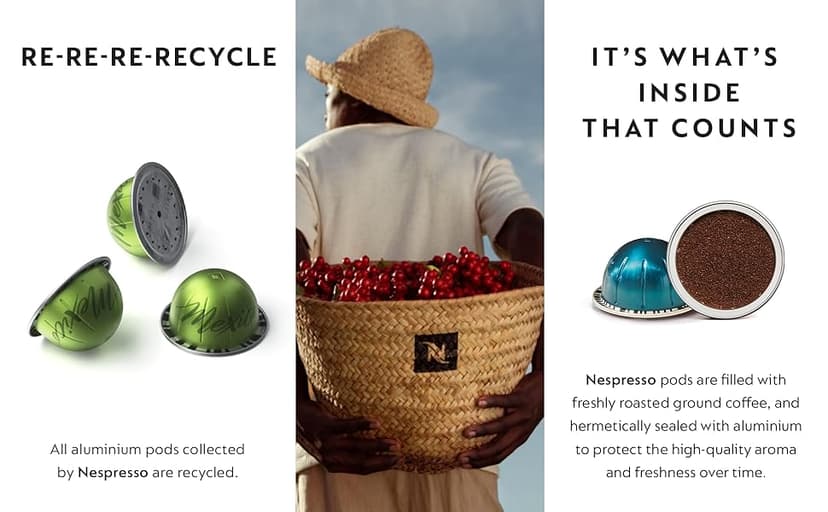 Nespresso Vertuo Plus Deluxe Coffee and Espresso Maker by De'Longhi, Titan with Aeroccino Milk Frother, 110 Volts