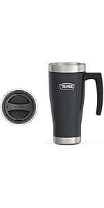 THERMOS ICON SERIES, Stainless Steel Mug, Granite, 16 oz