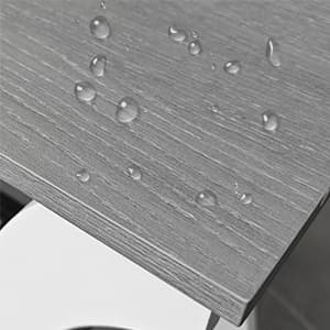 End Tables Living Room Set of 2,Grey End Table with Charging Station,Grey Side Table, Nightstand for Bedroom, 3 Tier End Table with Storage Shelf for Living Room