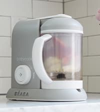 BEABA Babycook Neo Baby Food Maker | Non-Toxic Glass & Stainless Steel | Trusted by Celebrity Moms | Sustainable Baby Food Processor | Global Leader | 34 Servings in 20 Mins