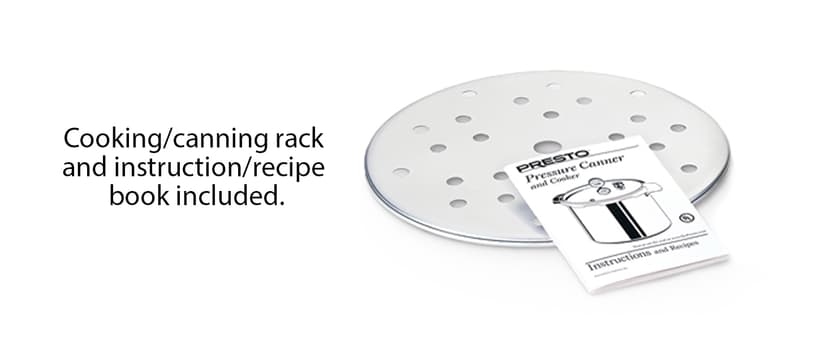 Presto 01784 23-Quart Induction Compatible Pressure Canner, Silver, Aluminum