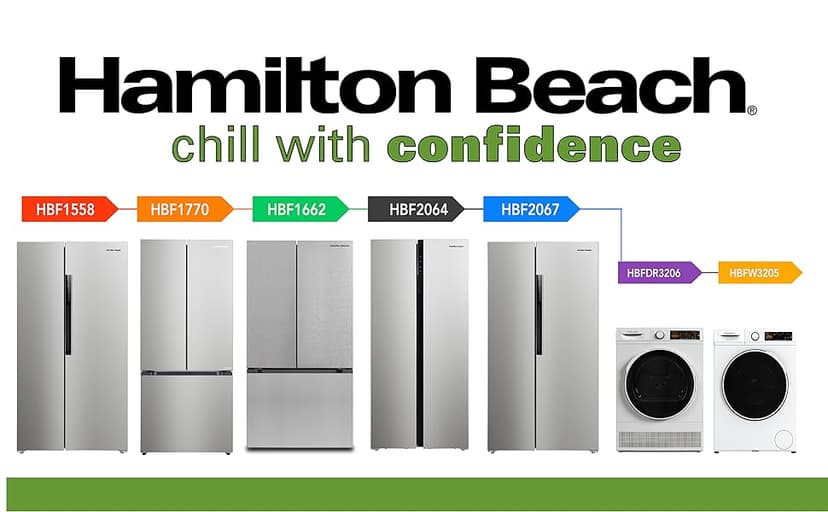 Hamilton Beach HBFRF1100, 11 cu ft, Upright Freezer, White