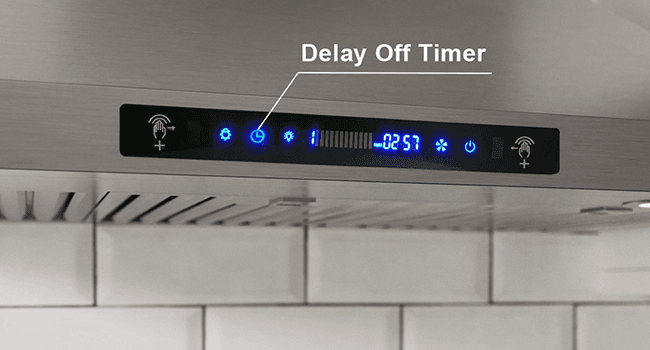 IKTCH 36-inch Wall Mount Range Hood 900 CFM Ducted/Ductless Convertible, Kitchen Chimney Vent Stainless Steel with Gesture Sensing & Touch Control Switch Panel, 2 Pcs Adjustable Lights(IKP02-36'')