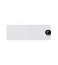 Electric Towel Warmer, 18.35" W x 22.8" H Wall-Mounted Towel Heater with Built-in Timer, Waterproof Aluminum Towel Warmer for Bathroom, Support Plug-in and Hardwired, Black, K3-R-B