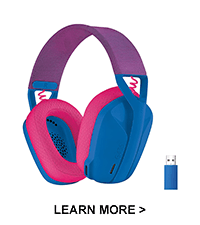 Logitech G733 Lightspeed Wireless Gaming Headset, Suspension Headband, Lightsync RGB, Blue VO!CE Mic, PRO-G Audio – White, Gaming Headset Wireless, PC, PS5, PS4, Switch Compatible