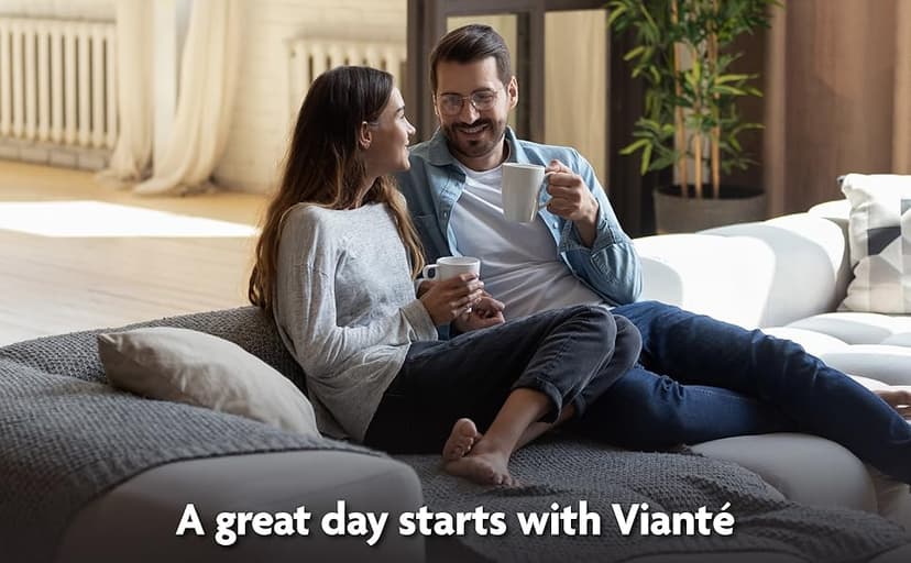 Vianté Electric Kettle With Infuser For Loose Leaf. Hot Tea Maker With Temperature Control And Automatic Shut Off. Tea Kettle With Brewing Programs. 1.5 Liters Capacity