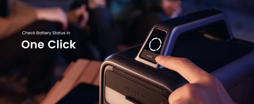 NEBULA Mars 3 Outdoor Portable Projector, 1000 ANSI Lumens, AI-Powered Image, Built-In Battery with 5 Hour Playtime, Android TV, 200 Inch Home Theater, for Backyard, Office and Business, and Camping