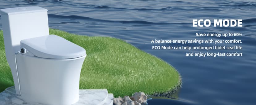 Electric Bidet Toilet Seat, Heated Toilet Seat Elongated with Instant Warm Water & Dryer, Feminine & Front Rear Wash, Wireless Remote, Self-Clean Nozzle, Slow Close Lid, Upgraded Silent ECO Child Mode