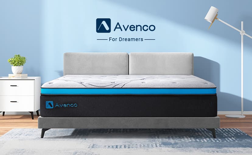 Avenco Hybrid Mattress in a Box Full, 12 Inch Pocket Spring and Gel Memory Foam Mattress for Full Size Bed, Medium Firm, Edge Support, CertiPUR-US Certified