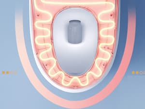 Upgrade Smart Bidet Toilet Seat Elongated, Electronic Heated Bidet with Adjustable Warm Air Dryer, Unlimited Warm Water, Night Light, Slow Closed Toilet Seat & Lid, Remote Control