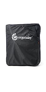 Ergobaby Metro+ Compact Baby Stroller, Lightweight Umbrella Stroller Folds Down for Overhead Airplane Storage (Carries up to 50 lbs), Car Seat Compatible, Slate Grey