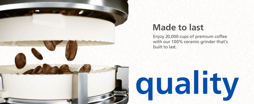 PHILIPS 2200 Series Fully Automatic Espresso Machine, Classic Milk Frother, 2 Coffee Varieties, Intuitive Touch Display, 100% Ceramic Grinder, AquaClean Filter, Aroma Seal, Black (EP2220/14)