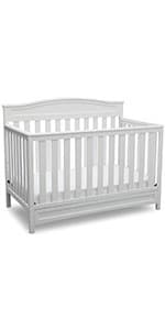 Delta Children Twinkle Galaxy Dual Sided Crib and Toddler Mattress - Premium Sustainably Sourced Fiber Core - Waterproof - GREENGUARD Gold Certified (Non-Toxic) - 7 Year Warranty - Made in USA