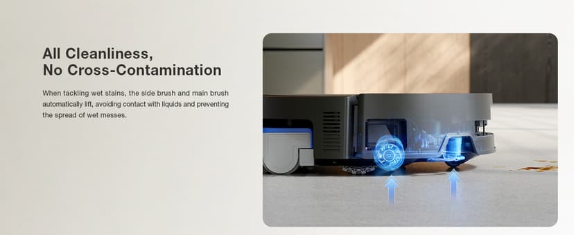 ECOVACS DEEBOT X9 PRO Omni Robot Vacuum and Mop, Blast™ 16,600Pa Suction, OZMO Roller Instant Self-Washing Mopping, ZeroTangle™ 3.0, Triple Lift System, AI Smart Navigation, Hands-Free Omni Station