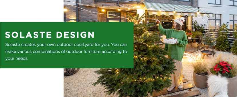 Solaste Aluminum Patio Furniture Set,7 Seats Modern Outdoor Conversation Set Sectional Sofa with Upgrade Cushion and Coffee Table,Grey