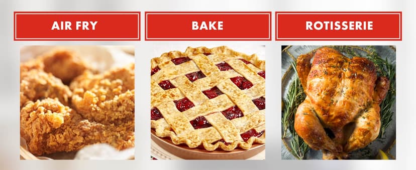 Emeril Lagasse Extra Large French Door Air Fryer Toaster Oven Combo, 24 Cooking Functions and Digital Controls, 7 Accessories Included, Stainless Steel Finish, 26QT Capacity