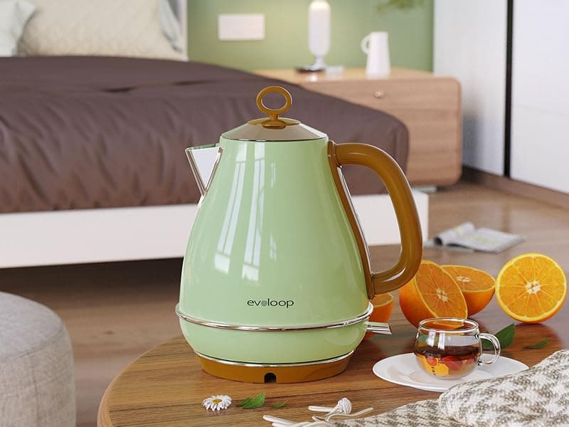 1.7L Electric Kettles, BPA Free Tea Kettle, Hot Water Boiler Heater, Stainless Steel Teapot, Auto Shut-Off & Boil-Dry Protection, 120V/1500W