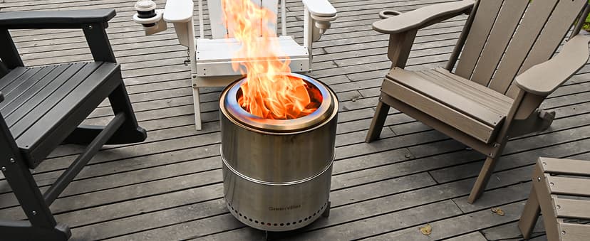 GREENVINES Folding-Adirondack-Chairs-Set-of-2 | HDPE Plastic | Fire Pit Chair | All Weather | Cup Holder | Blue | for Deck Backyard Patio Outdoor Garden