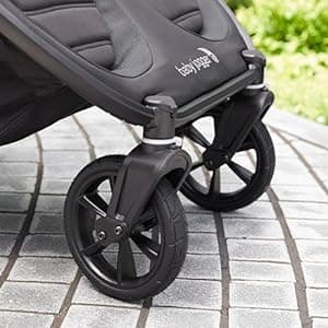 Baby Jogger City Mini GT2 All-Terrain Double Stroller with Forever Air Rubber Tires and All-Wheel Suspension Pike Exclusive Includes Belly Bars Leatherette Handlebar and Premium Fabric